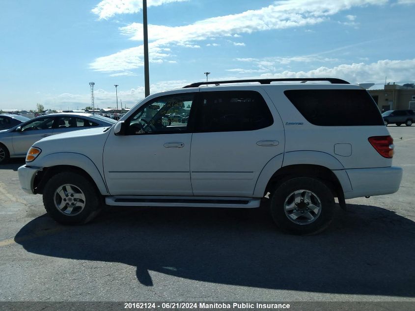 2002 Toyota Sequoia Limited VIN: 5TDBT48A92S071525 Lot: 20162124