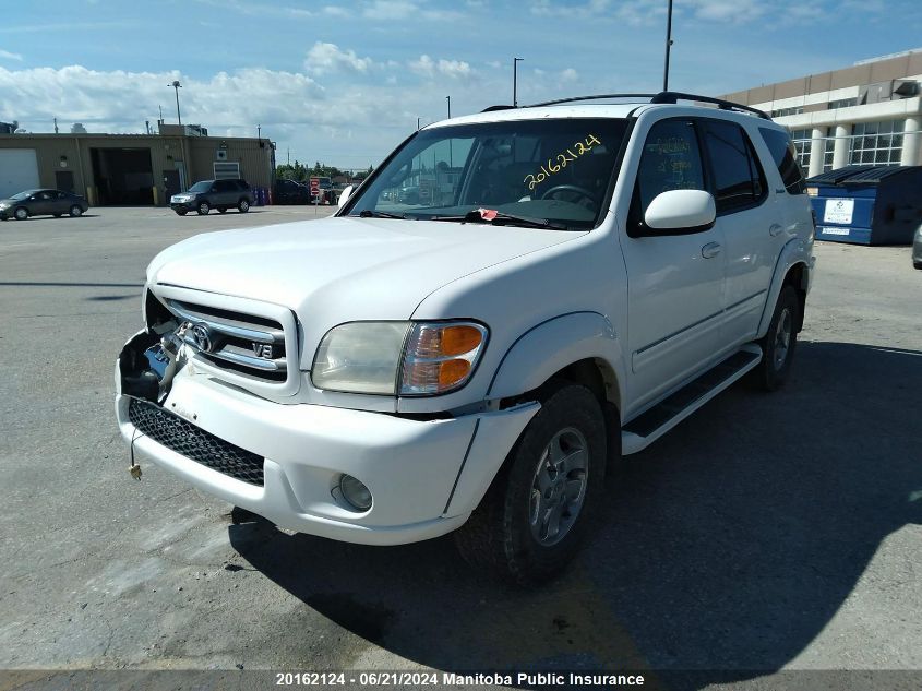 2002 Toyota Sequoia Limited VIN: 5TDBT48A92S071525 Lot: 20162124