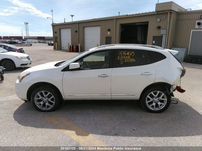 2011 Nissan Rogue Sl VIN: JN8AS5MV4BW270886 Lot: 20162125