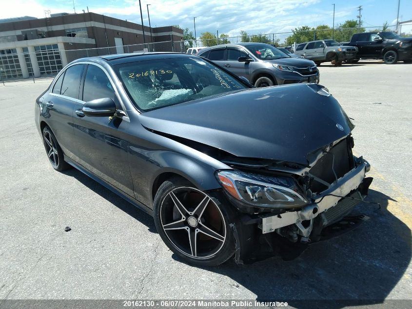 2015 Mercedes Benz C300W 4Matic VIN: 55SWF4KB9FU093964 Lot: 20162130