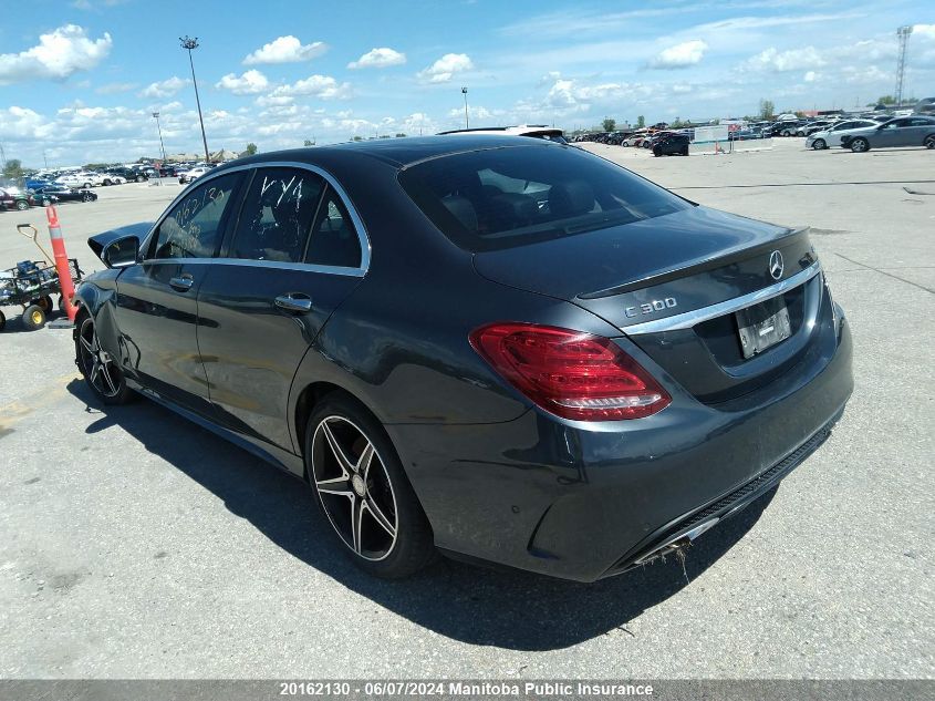 2015 Mercedes Benz C300W 4Matic VIN: 55SWF4KB9FU093964 Lot: 20162130