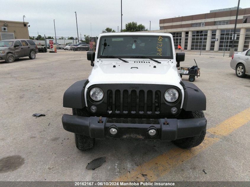 2015 Jeep Wrangler Unlimited Sport VIN: 1C4BJWDG7FL696038 Lot: 20162167