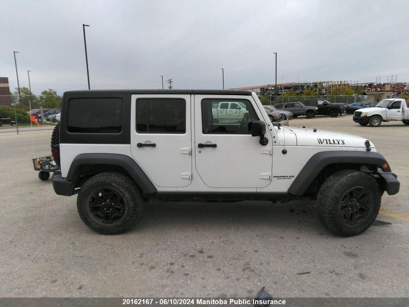 2015 Jeep Wrangler Unlimited Sport VIN: 1C4BJWDG7FL696038 Lot: 20162167