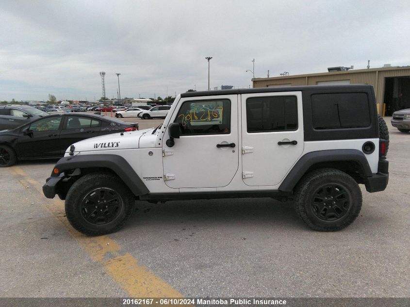 2015 Jeep Wrangler Unlimited Sport VIN: 1C4BJWDG7FL696038 Lot: 20162167