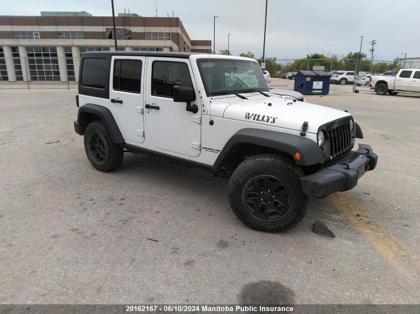 2015 Jeep Wrangler Unlimited Sport VIN: 1C4BJWDG7FL696038 Lot: 20162167