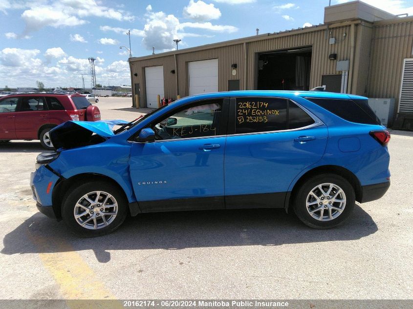 2024 Chevrolet Equinox Lt VIN: 3GNAXUEG4RL232153 Lot: 20162174