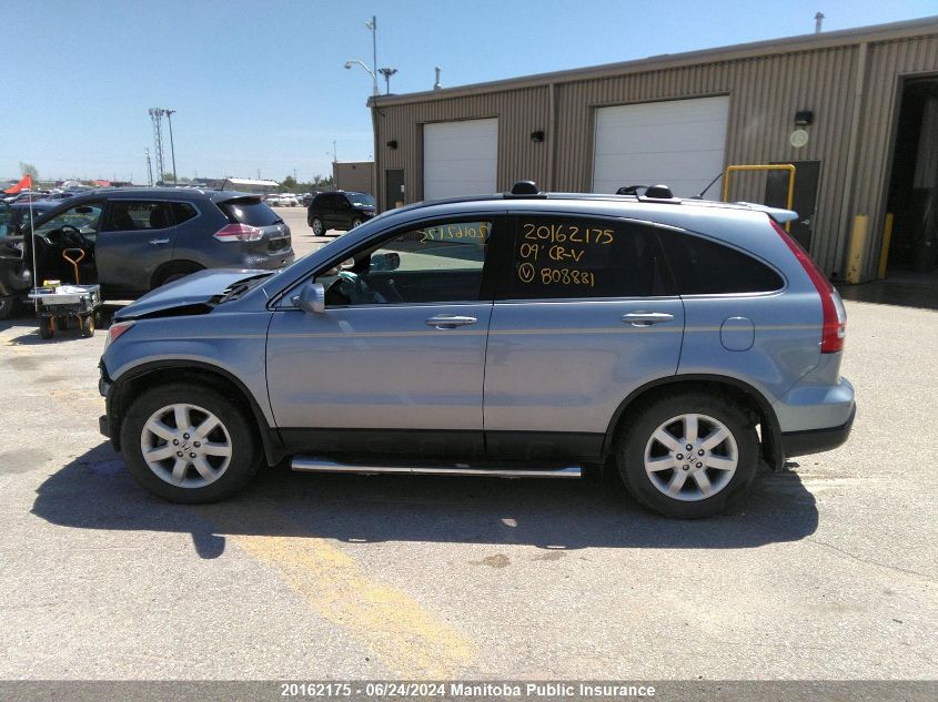 2009 Honda Cr-V Ex VIN: 5J6RE487X9L808881 Lot: 20162175