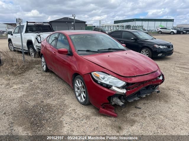 2013 Dodge Dart Sxt VIN: 1C3CDFBA5DD201969 Lot: 20162197