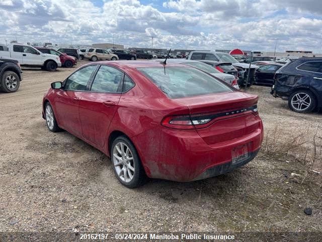 2013 Dodge Dart Sxt VIN: 1C3CDFBA5DD201969 Lot: 20162197