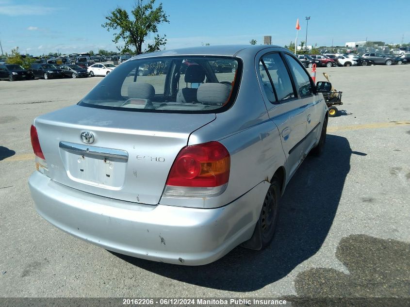 2003 Toyota Echo VIN: JTDBT123635037090 Lot: 20162206