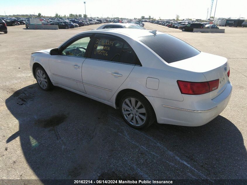 2009 Hyundai Sonata Limited VIN: 5NPET46C69H450936 Lot: 20162214