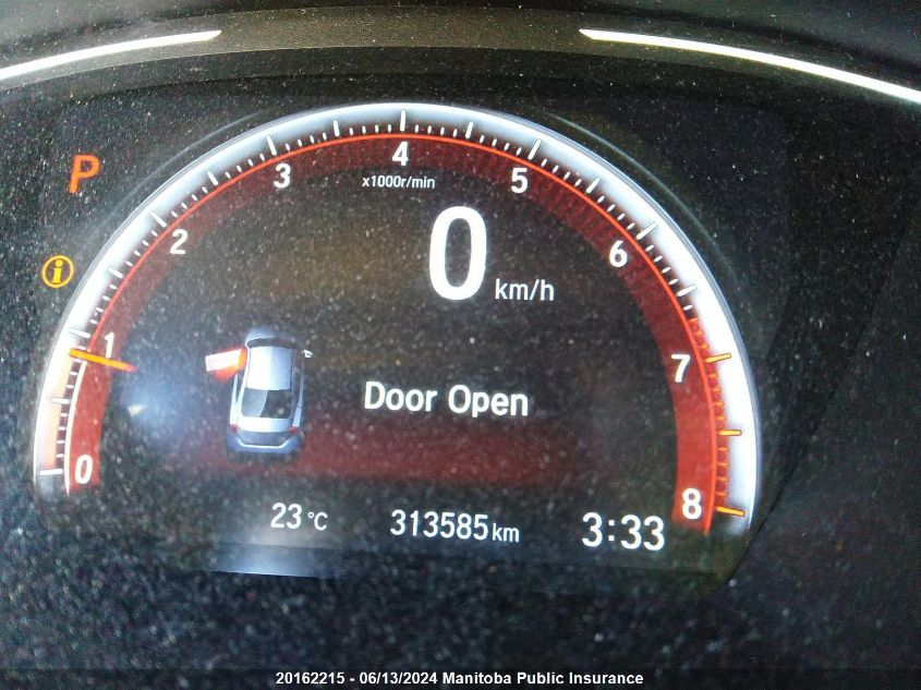 2019 Honda Civic Sport VIN: 2HGFC2F89KH033511 Lot: 20162215