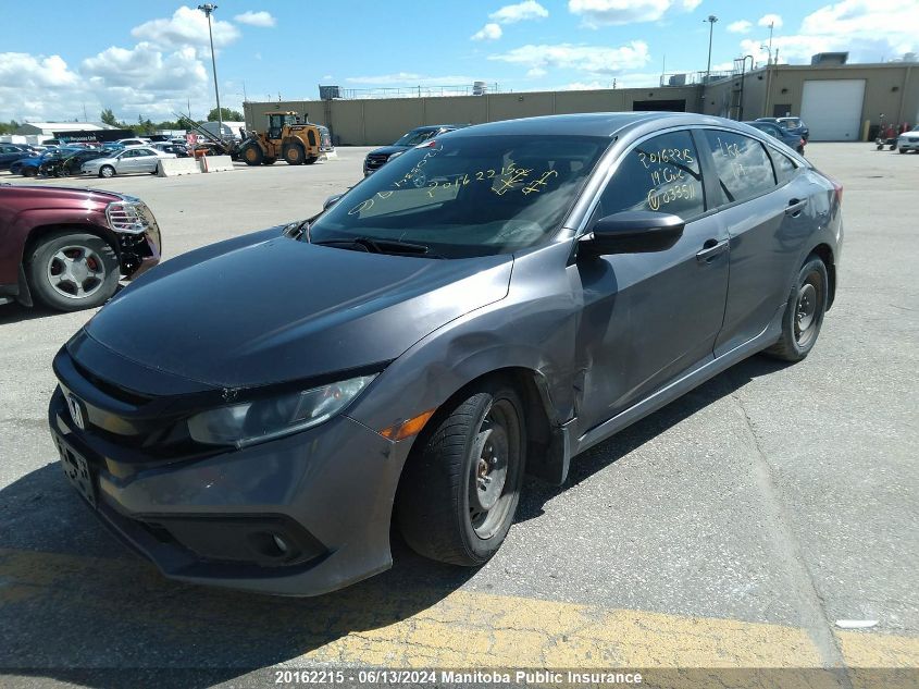 2019 Honda Civic Sport VIN: 2HGFC2F89KH033511 Lot: 20162215