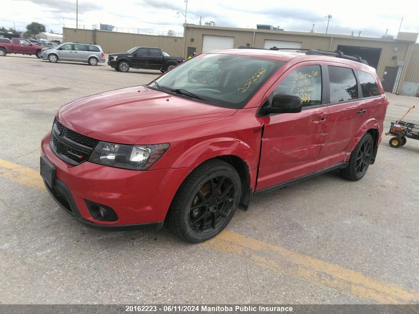 2016 Dodge Journey Sxt VIN: 3C4PDCCG0GT134856 Lot: 20162223