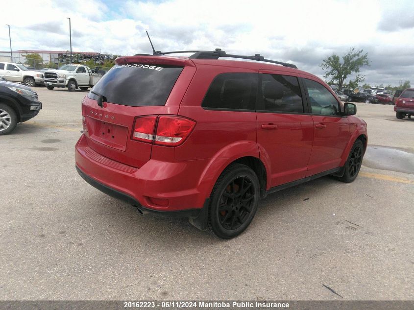 2016 Dodge Journey Sxt VIN: 3C4PDCCG0GT134856 Lot: 20162223