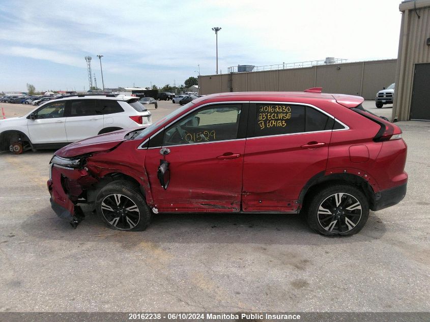 2023 Mitsubishi Eclipse Cross Es VIN: JA4ATUAA7PZ604123 Lot: 20162238