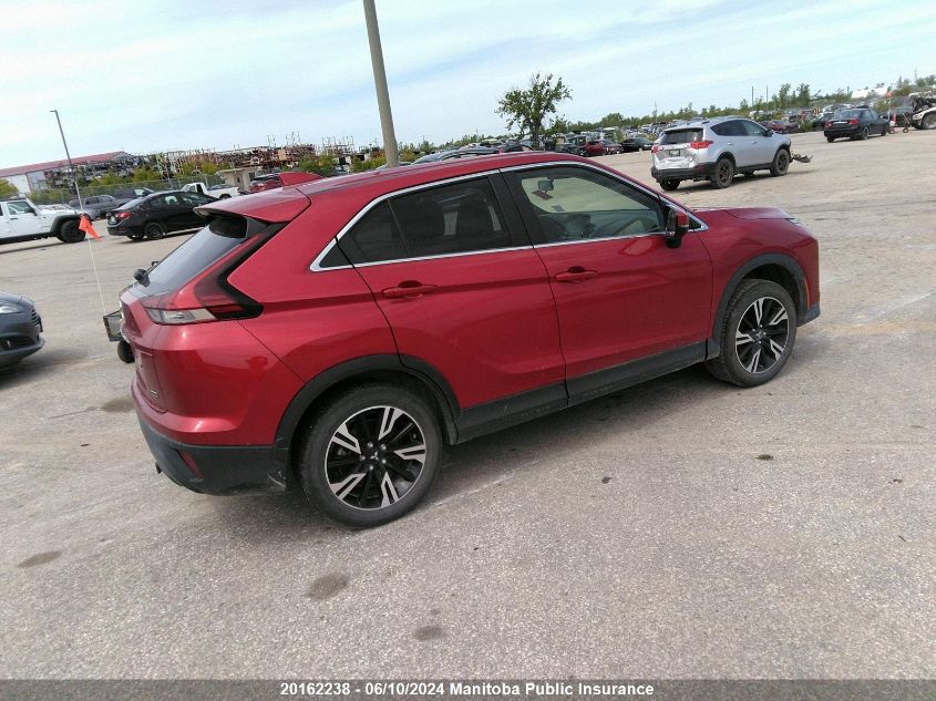 2023 Mitsubishi Eclipse Cross Es VIN: JA4ATUAA7PZ604123 Lot: 20162238