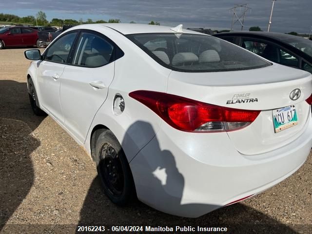 2012 Hyundai Elantra Gl VIN: 5NPDH4AE3CH070238 Lot: 20162243