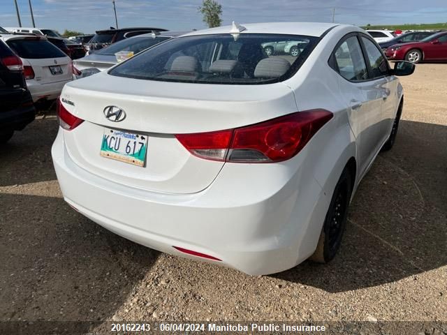 2012 Hyundai Elantra Gl VIN: 5NPDH4AE3CH070238 Lot: 20162243