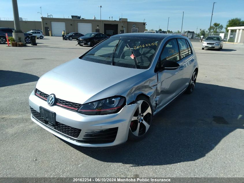 2017 Volkswagen Gti 2.0T VIN: 3VW4T7AU1HM011291 Lot: 20162254