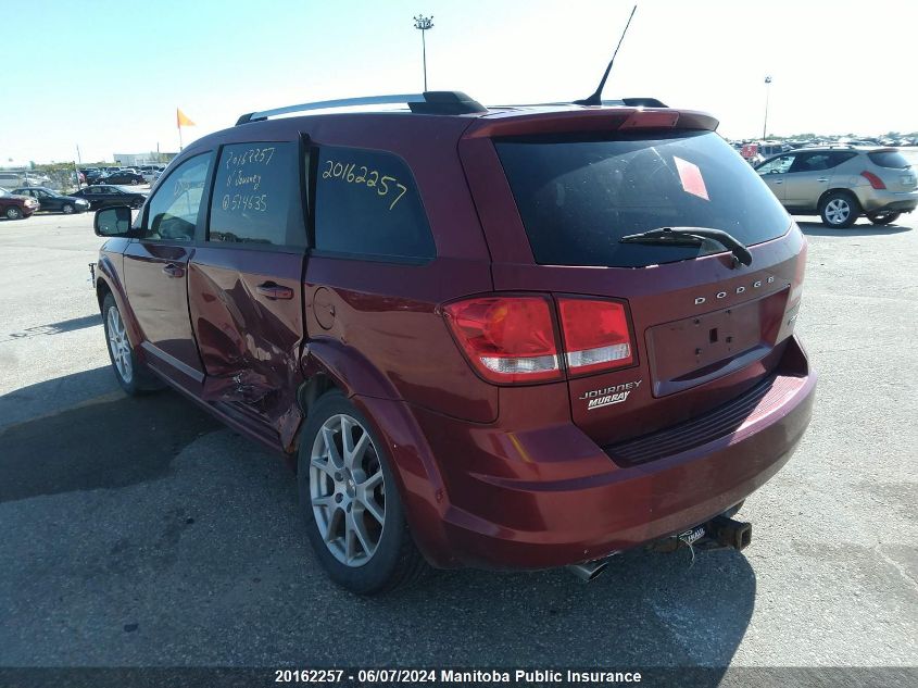 2011 Dodge Journey Sxt VIN: 3D4PG5FG8BT514635 Lot: 20162257