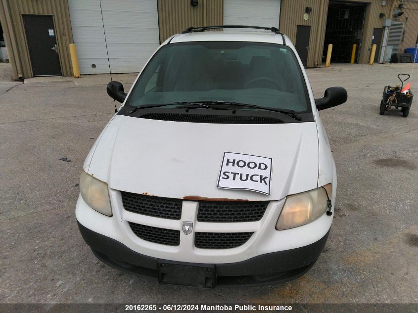 2002 Dodge Caravan Se VIN: 1B4GP25R92B704084 Lot: 20162265