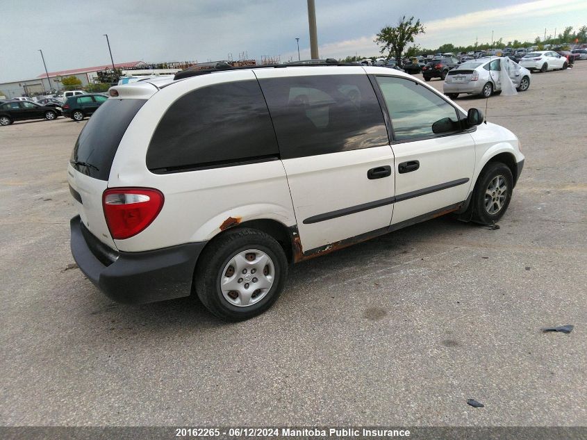 2002 Dodge Caravan Se VIN: 1B4GP25R92B704084 Lot: 20162265