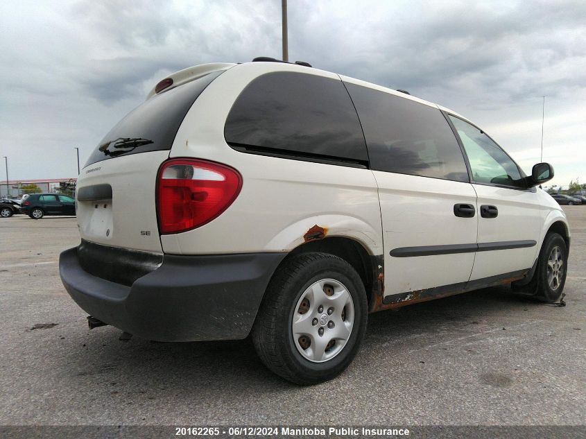 2002 Dodge Caravan Se VIN: 1B4GP25R92B704084 Lot: 20162265