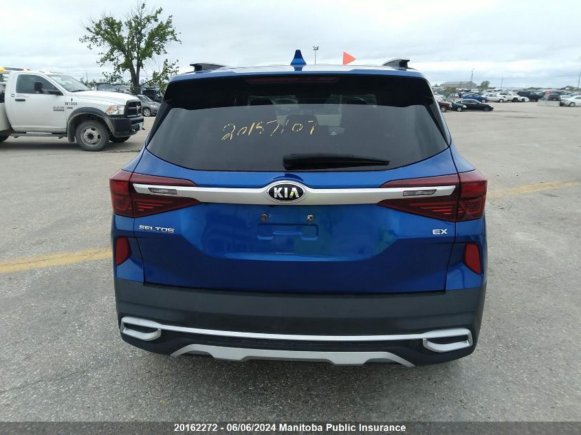 2021 Kia Seltos Ex VIN: KNDEUCAA6M7126136 Lot: 20162272