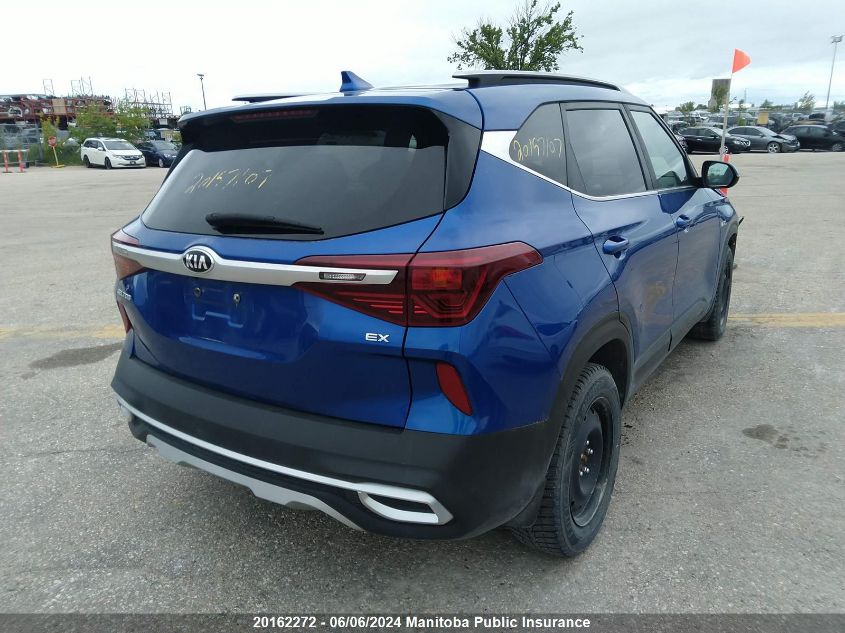 2021 Kia Seltos Ex VIN: KNDEUCAA6M7126136 Lot: 20162272