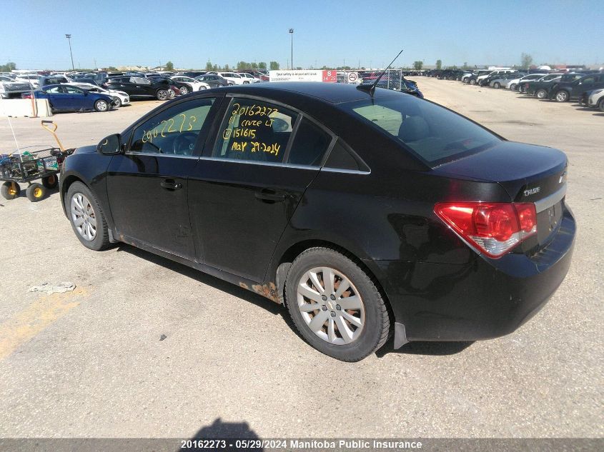 2011 Chevrolet Cruze Lt Turbo VIN: 1G1PG5S93B7151615 Lot: 20162273