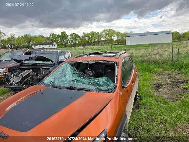 2016 Jeep Cherokee Trailhawk VIN: 1C4PJMBS7GW186340 Lot: 20162279