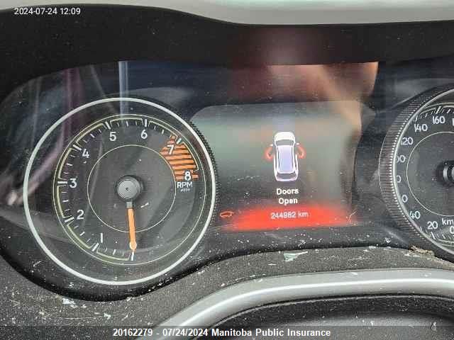 2016 Jeep Cherokee Trailhawk VIN: 1C4PJMBS7GW186340 Lot: 20162279