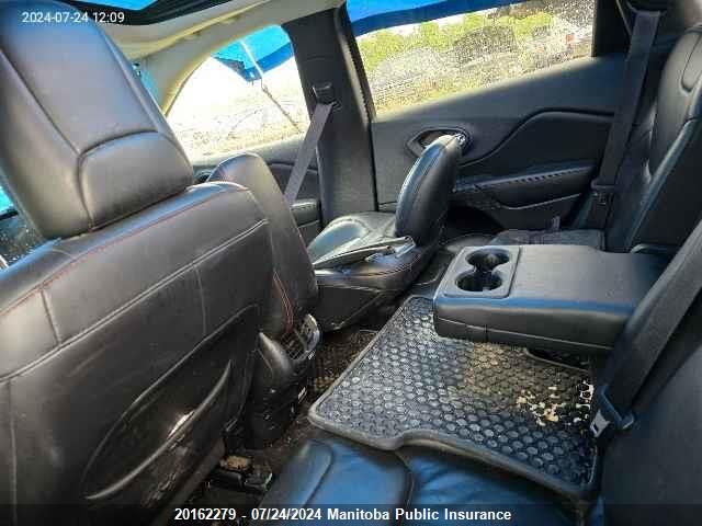 2016 Jeep Cherokee Trailhawk VIN: 1C4PJMBS7GW186340 Lot: 20162279