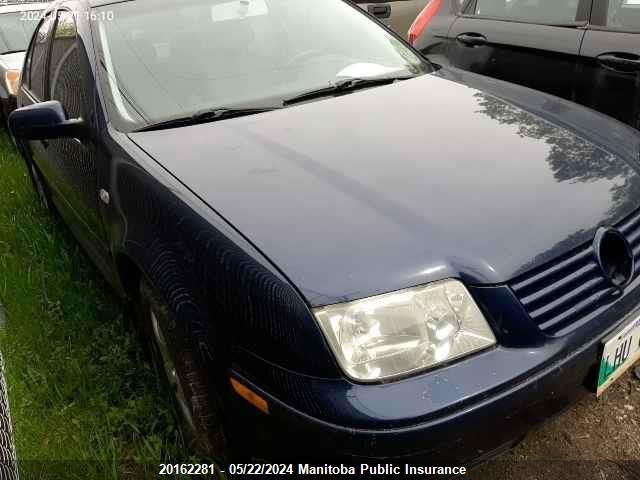 2001 Volkswagen Jetta Gls VIN: 3VWSB29M41M220712 Lot: 20162281