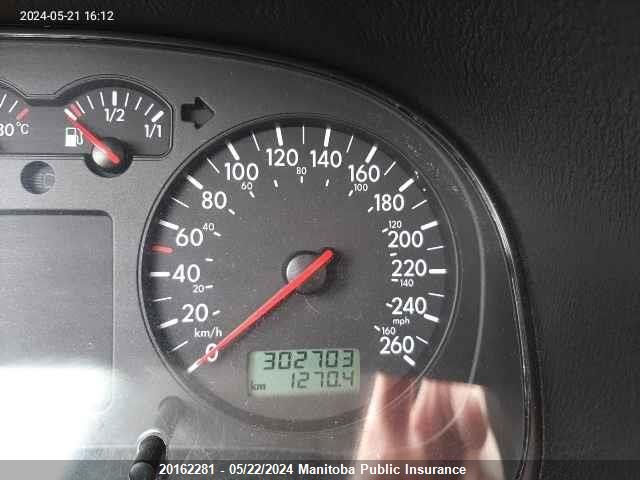 2001 Volkswagen Jetta Gls VIN: 3VWSB29M41M220712 Lot: 20162281