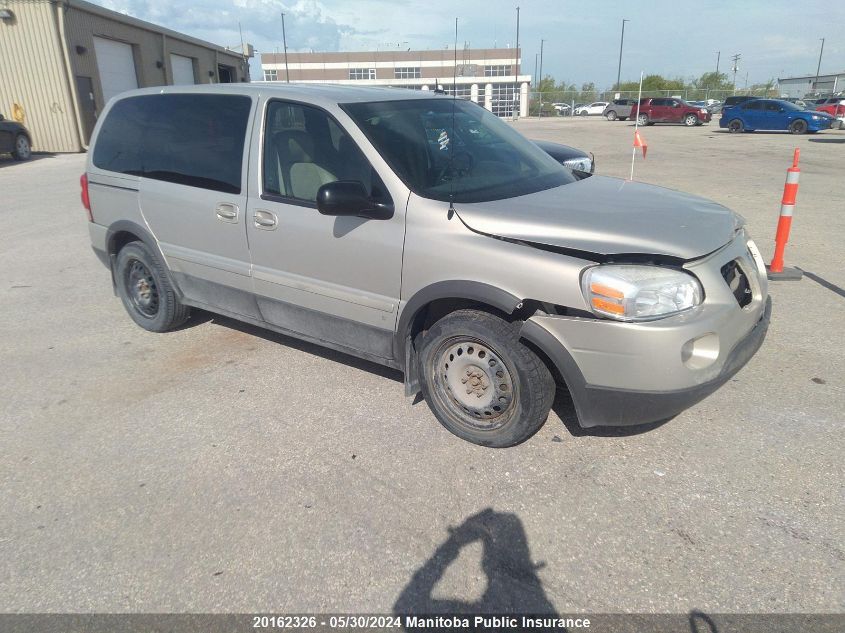 2009 Pontiac Montana Sv6 VIN: 1GMDU03109D117279 Lot: 20162326