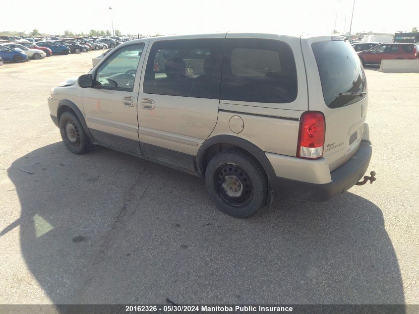 2009 Pontiac Montana Sv6 VIN: 1GMDU03109D117279 Lot: 20162326