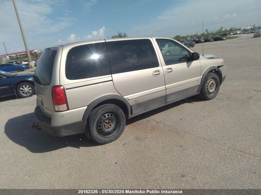 2009 Pontiac Montana Sv6 VIN: 1GMDU03109D117279 Lot: 20162326