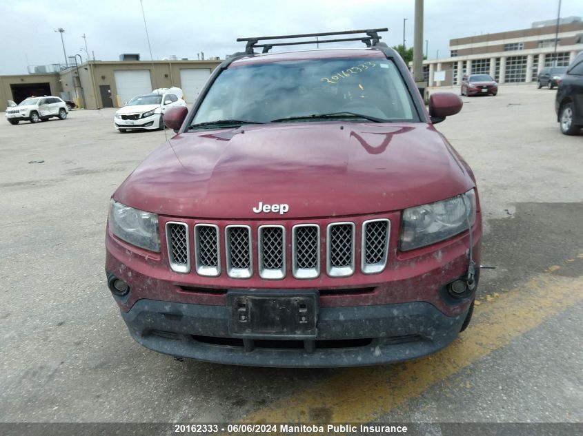 2014 Jeep Compass North VIN: 1C4NJDAB7ED747377 Lot: 20162333