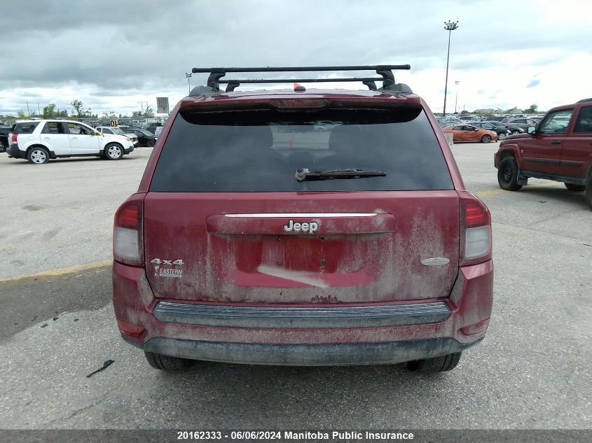 2014 Jeep Compass North VIN: 1C4NJDAB7ED747377 Lot: 20162333