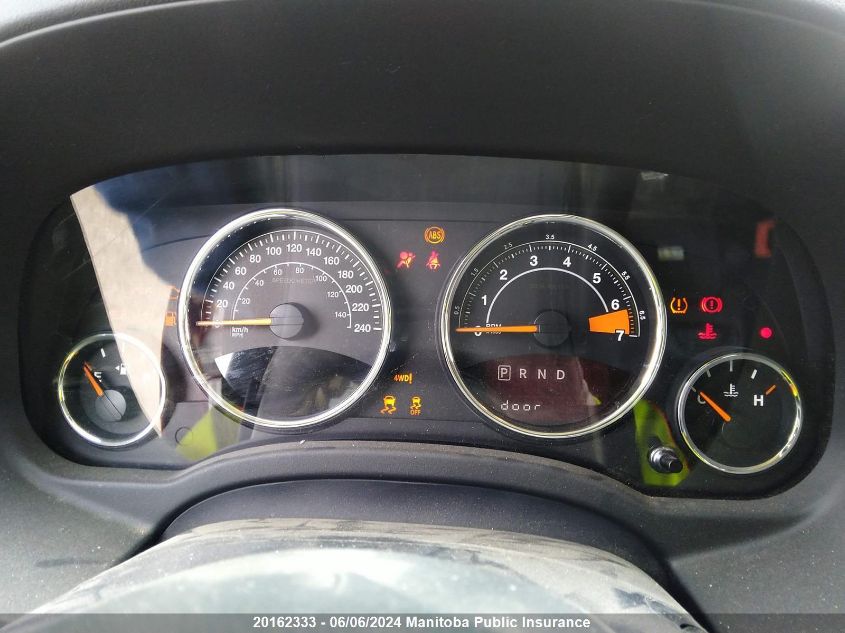 2014 Jeep Compass North VIN: 1C4NJDAB7ED747377 Lot: 20162333