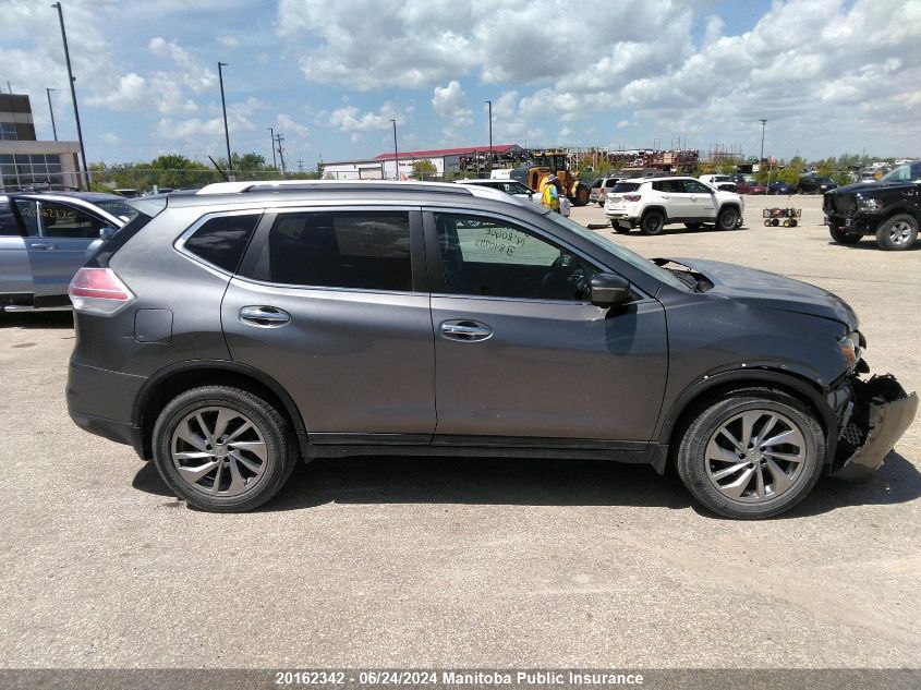 2014 Nissan Rogue Sl VIN: 5N1AT2MV9EC840843 Lot: 20162342