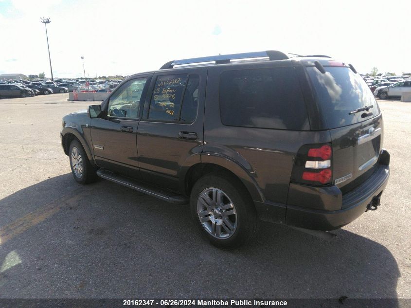 2008 Ford Explorer Limited VIN: 1FMEU758X8UA52706 Lot: 20162347