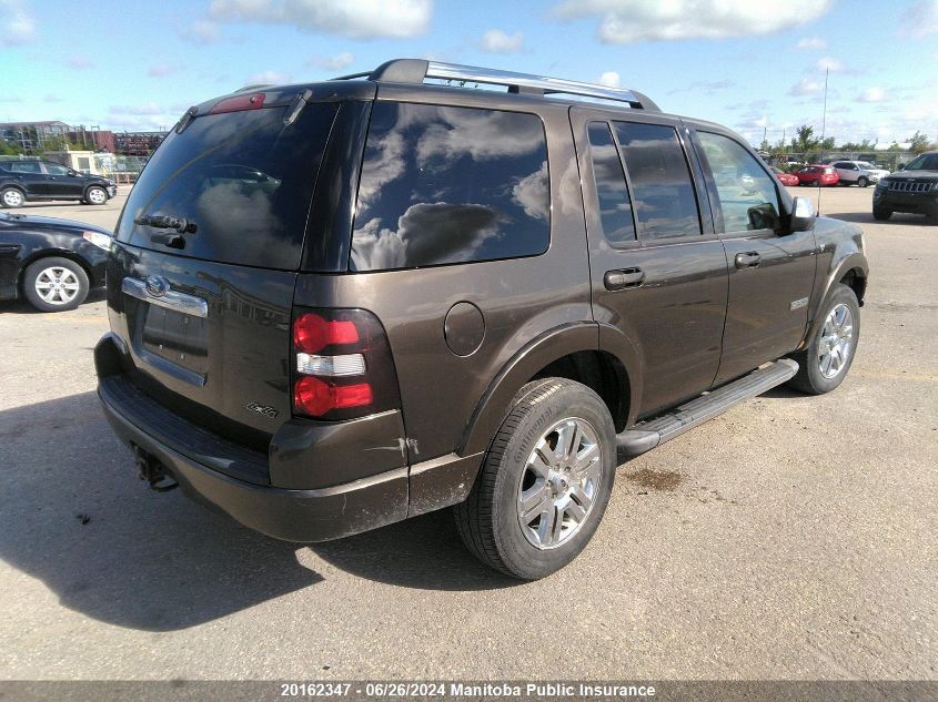 2008 Ford Explorer Limited VIN: 1FMEU758X8UA52706 Lot: 20162347