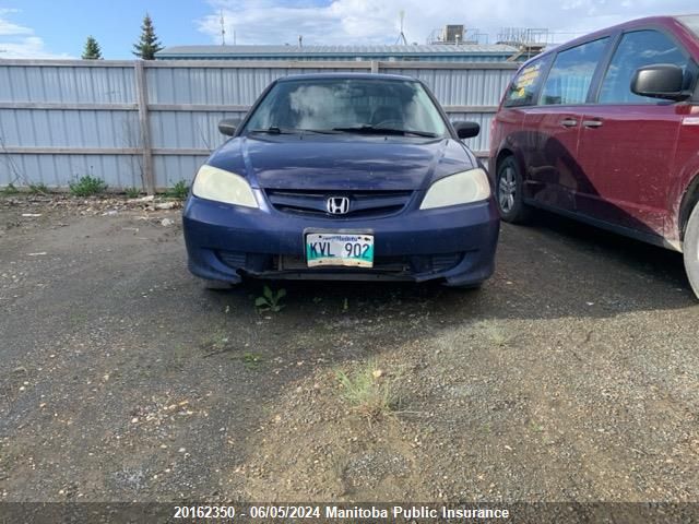 2005 Honda Civic Se VIN: 2HGES15355H044797 Lot: 20162350