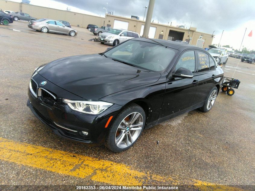 2018 BMW 330I xDrive VIN: WBA8D9C50JEM31801 Lot: 20162353