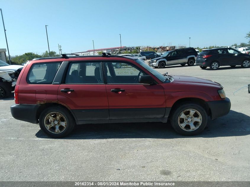 2004 Subaru Forester 2.5 X VIN: JF1SG63604H741754 Lot: 20162354