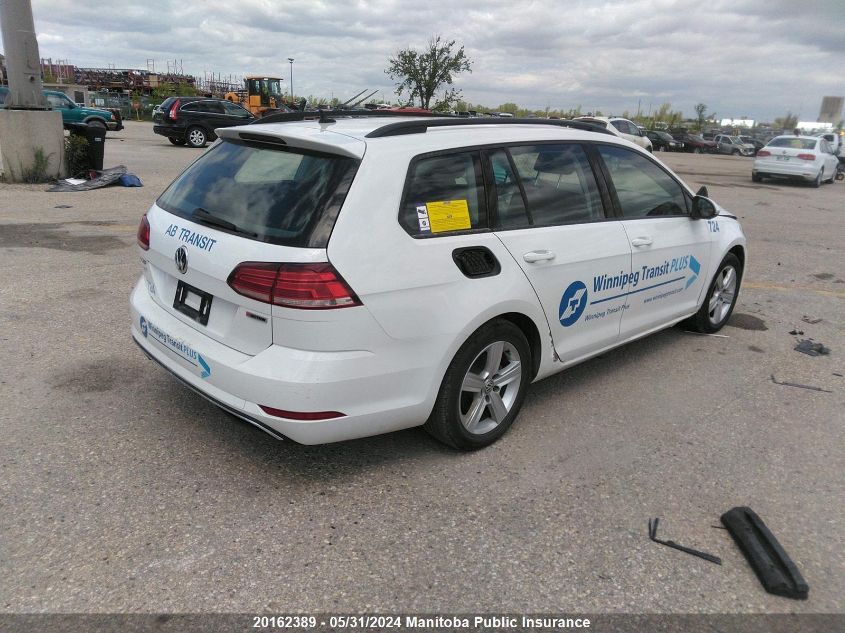 2019 Volkswagen Golf Comfortline 1.8 Tsi 4Moti VIN: 3VW117AU4KM505287 Lot: 20162389