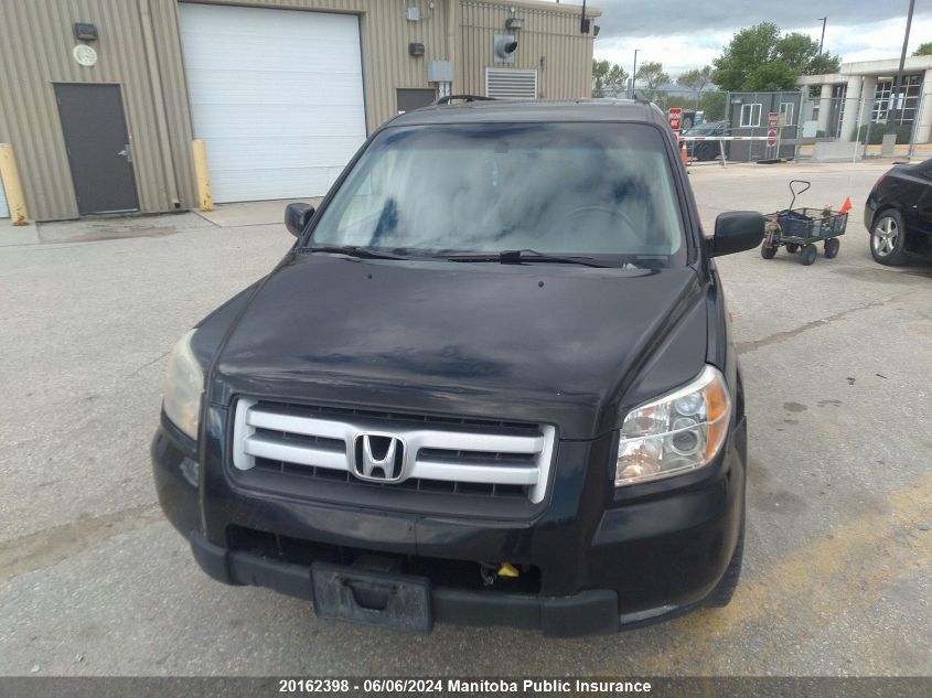 2007 Honda Pilot Ex-L VIN: 2HKYF18697H000513 Lot: 20162398